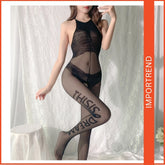 Sexy Sheer Halter Neck Lingerie Body Stockings